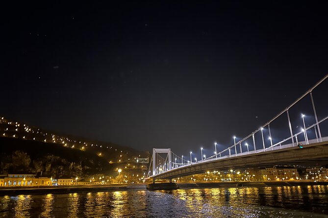 Bright Lights of Budapest Night Tour with Boat Cruise and Wine - Széchenyi Chain Bridge by Night: The Danube Photo Moment