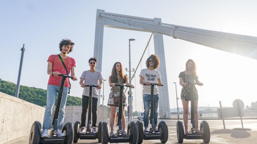 Budapest: 1.5-Hour Fun Segway Sightseeing - The Danube Shoes memorial: solemn ground with a real break