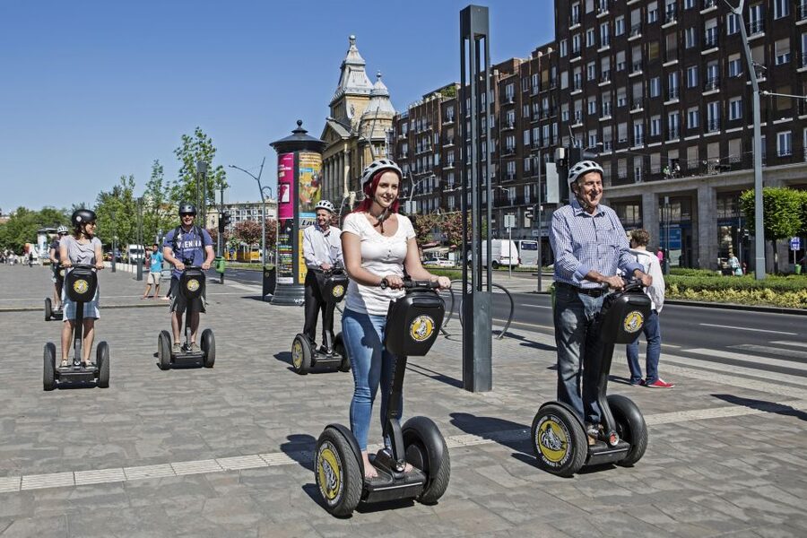 Budapest: 1-Hour Private Segway Tour - St Stephen’s Basilica: seeing it from the street-level angle
