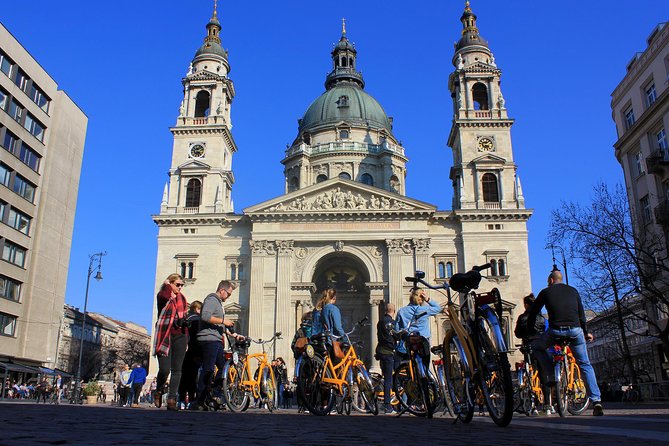 Budapest Bike Tour - Clark Ádám Square and the Chain Bridge area, plus the Buda hill reality
