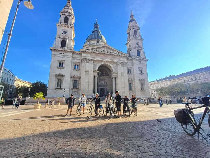 Budapest Bike Tour with a Hungarian Goulash - From Parliament and Basilica to Chain Bridge: the riverfront storyline