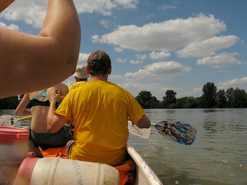 Budapest: Canoeing the Danube w or wo Sauna or Danube Beach - SaunaHouse option: Finnish, steam, salty, log, infrared, plus plunge pool