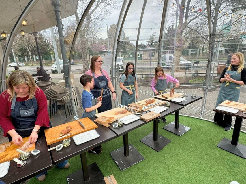 Budapest: Chimney Cake Workshop in City Park - The bake-and-roll moment: sugar, coconut, or cinnamon