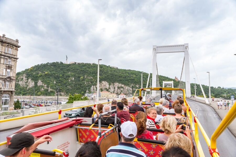 Budapest: City Sightseeing Hop-On Hop-Off Bus Tour & Extras - The Red Route Stops: Basilica, Synagogue, Bridges, Parliament
