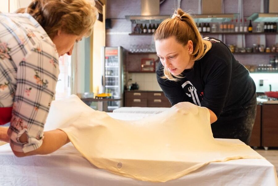Budapest: Cooking School – Hungarian Menu & Local Market - Lunch, wine, and how the meal actually feels