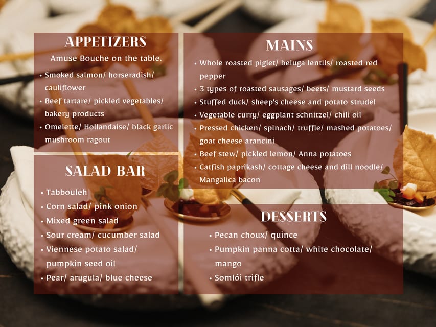 Budapest: Dinner Cruise with Live Music and Unlimited Drinks - Dinner or BBQ: choosing your onboard meal style