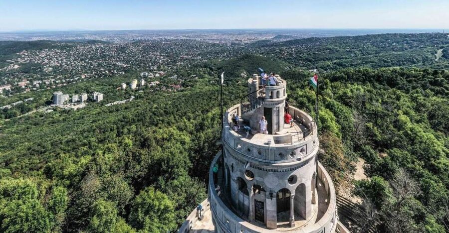 Budapest: Elisabeth Tower Visit by Chairlift & Transport - Elisabeth Lookout Tower: the short climb that makes the 360 view worth it