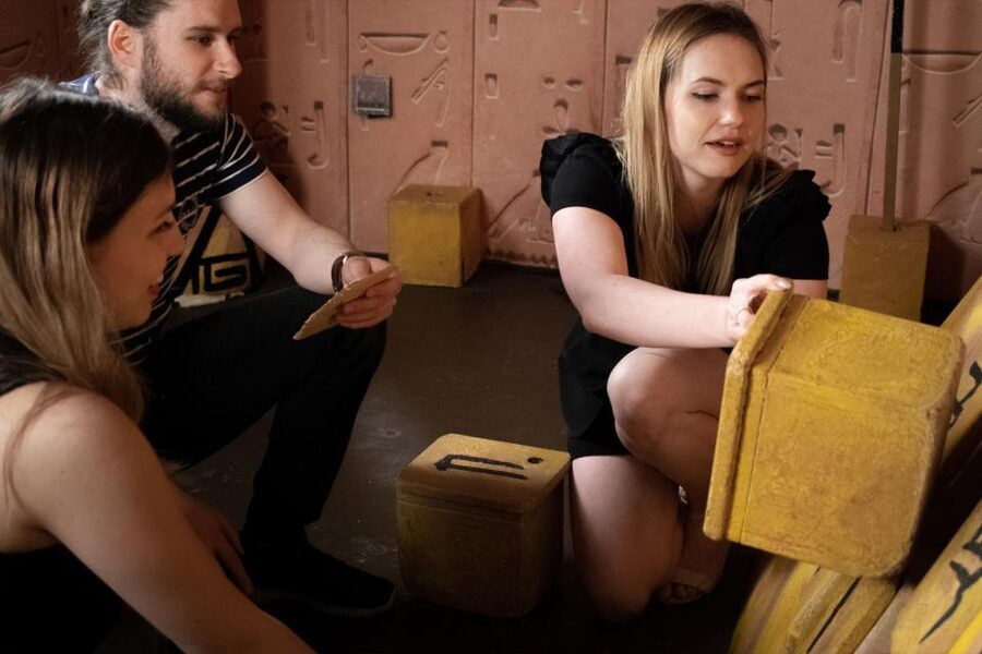 Budapest: Escape Room game - Egyptian Adventure - English, Hungarian, and what the staff experience feels like