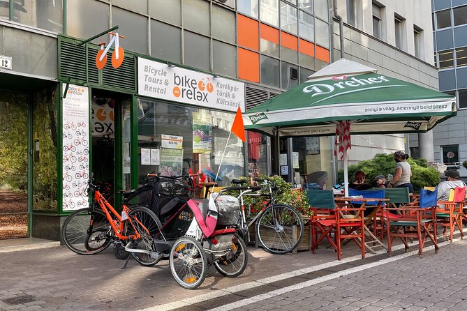 Budapest: Historic Downtown ride on E-Bicycles Buda & Pest - Starting at Bike and Relax Budapest, then rolling up Andrassy Avenue
