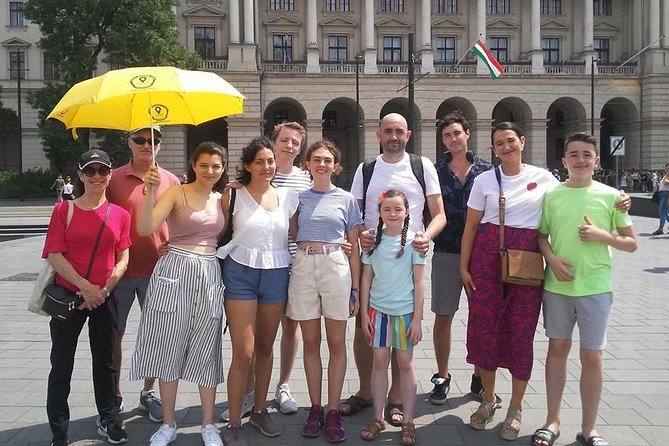 Budapest Historical Sightseeing - Free Walking Tour - National Museum gardens: turul bird, 1948 uprising, and the 8th District