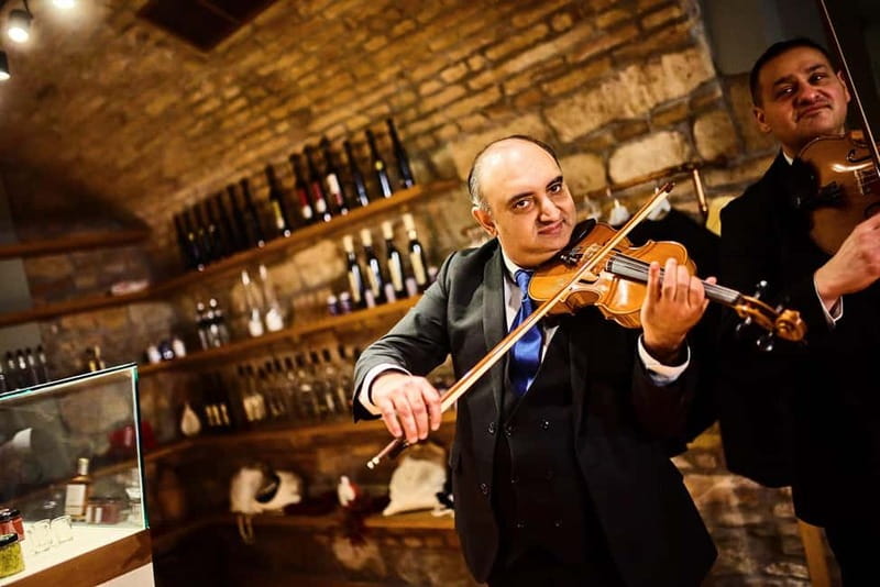 Budapest: Hungarian Folk Dance & Concert with Dinner Option - Hungarian Gastro Cellar: where to enter and what the space feels like