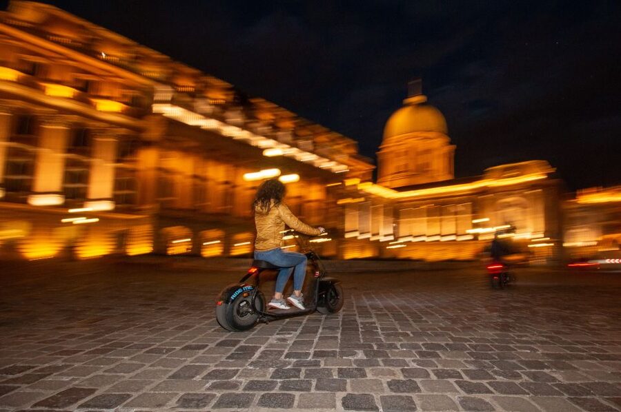 Budapest: Night Tour on MonsteRoller e-Scooter - Castle Bazaar and Fishermans Bastion Photo Stops