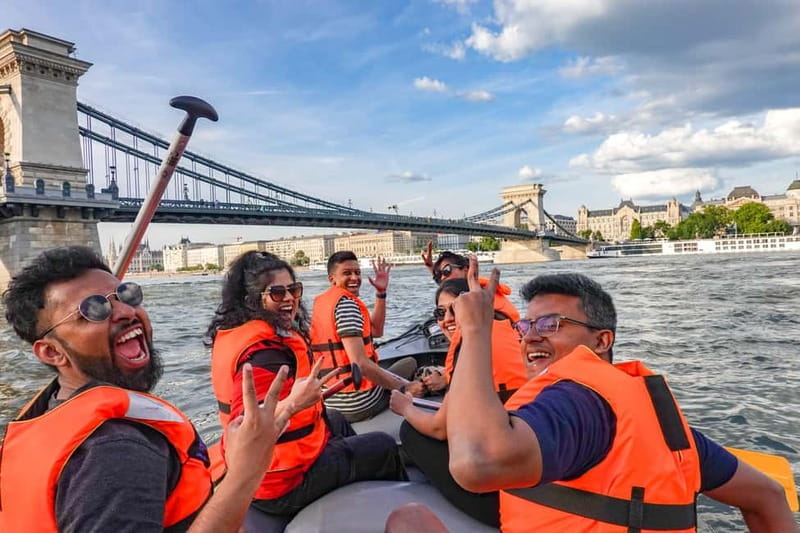Budapest Rafting - Sunset Cruise - Leaving the city behind, then watching it roll past you