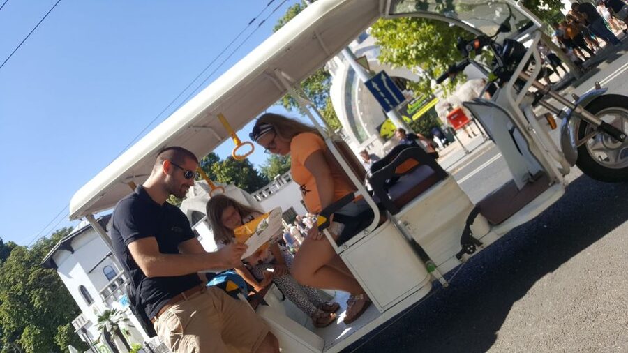 Budapest: Sightseeing Tour by Electric Tuktuk - Andrassy Avenue, the House of Terror, and the Opera House from the street