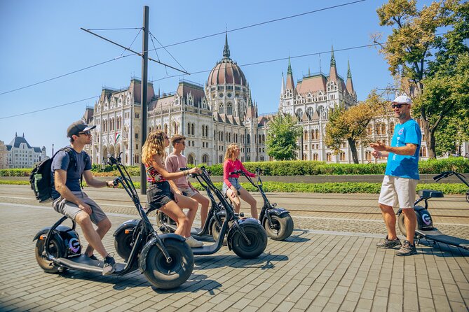 Budapest Small-Group Guided Tour on MonsteRoller e-Scooter - Pre ride training: helmets, speed limits, and what to wear