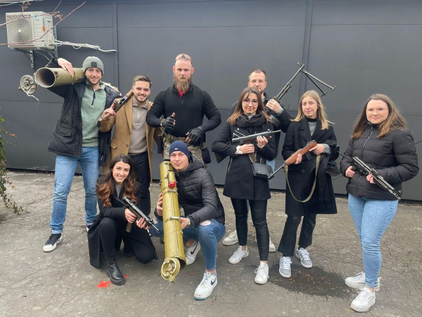 Budapest: UNIQUE EXPERIENCE - Gamer shooting package - Where you meet near Holló u. 6, then head straight inside