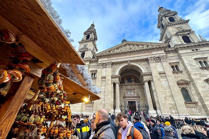Budapest Wonderland - A Christmas Market Tour with Chimney Cake & Mulled Wine - Szent István Square Christmas Market: big square energy