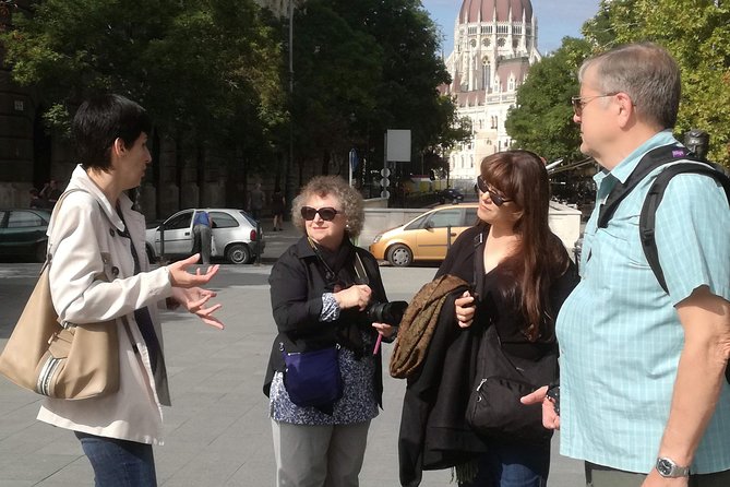 Communist Budapest Walking Tour - Freedom Square and the Cold War puzzle of four stone structures