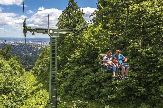Hiking + Chairlift ride + viewpoints in Budapest - Normafa: big trees, green fields, and a snack-friendly break