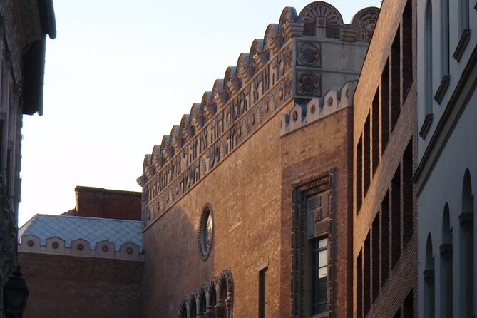 Past and Present of Budapest Jewish District Tour - Rumbach Street Synagogue: Restored Facade, Murals, and Urban Jewish Life