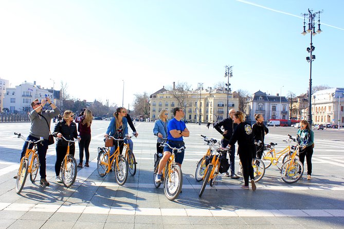 Private Budapest Bike Tour with Cafe Stop - Over to Buda: Royal Palace, Castle District cobblestones, Matthias Church