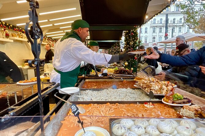 Private Budapest Christmas Market Tour with Chimney Cake & Mulled Wine - Stop 2, St. Stephen’s Basilica: a big centerpiece with optional interior costs