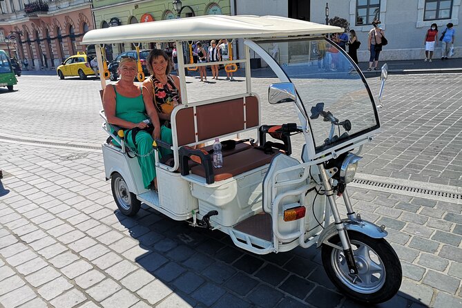 Private Sightseeing Tour using Electric Tuk Tuk Ride in Budapest - The Big Church Stop and Parliament Time in a Pedestrian Zone