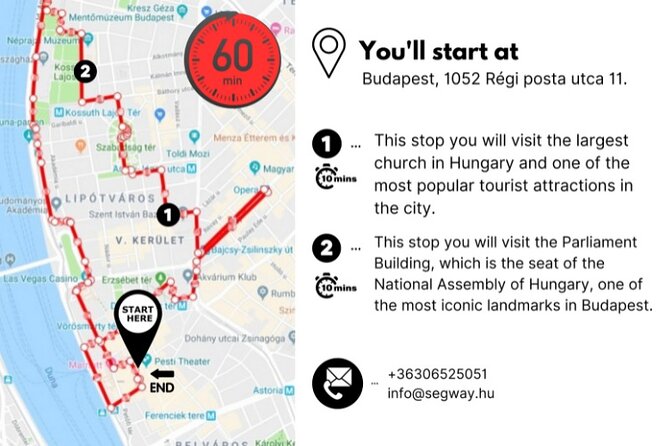Segway Guided Tour in Downtown Budapest - Stop 2: Hungarian Parliament Building, with free entry time
