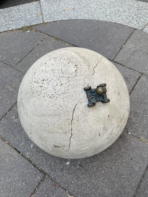 Tiny Sculptures, Big Stories: Kolodko mini statue tour - The Big Context Stops: Synagogue and the Danube