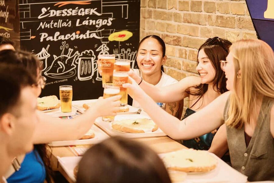 Tipsy Guided Food Tour with Drinks Included in Budapest - From casual bites to a sit-down Hungarian meal