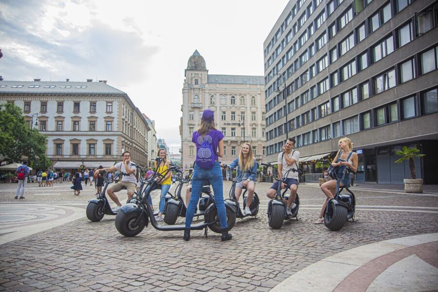 Top sights of Pest downtown on e-scooters incl. Parliament - Hungarian Parliament Building: The Stop That Makes It Worth It